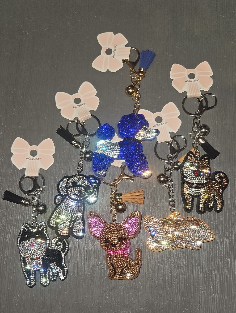 Dog Keychains Nwt